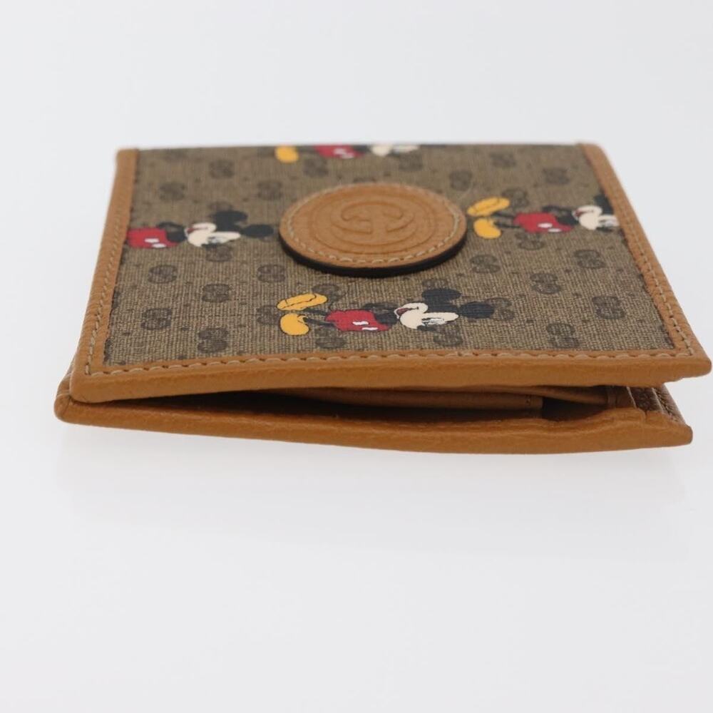 Gucci Micro GG Supreme Gucci x Disney Wallet Beige - Picture 3 of 15